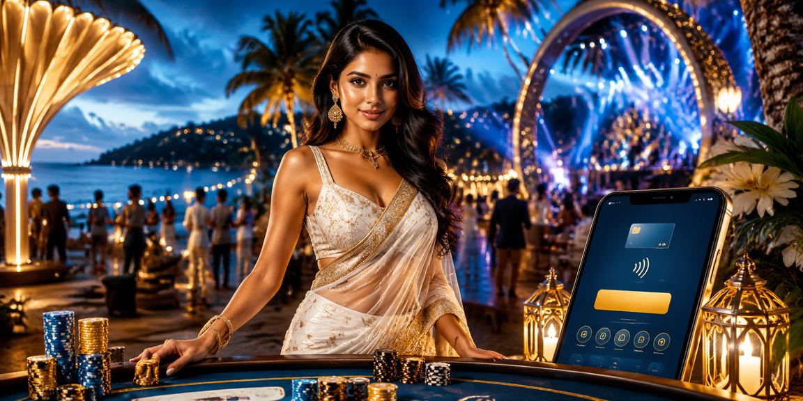 Mobile payment and VIP player enjoying betting in Goa