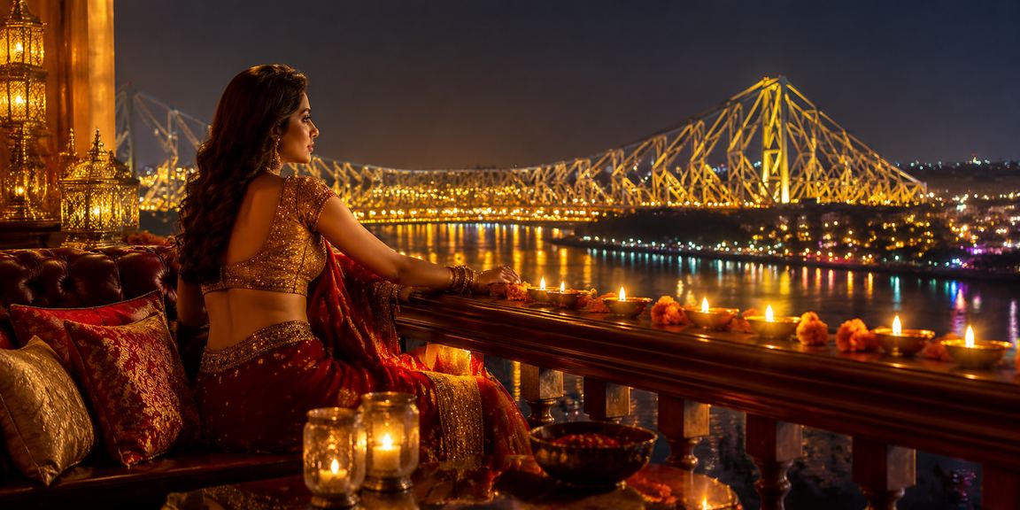 Diwali celebrations reflected in Kolkata with festive casino atmosphere